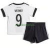 Maillot de Supporter Allemagne Timo Werner 9 Domicile Coupe du Monde 2022 Pour Enfant